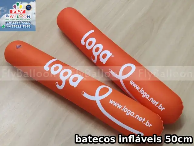 Batecos infláveis promocionais Loga Internet