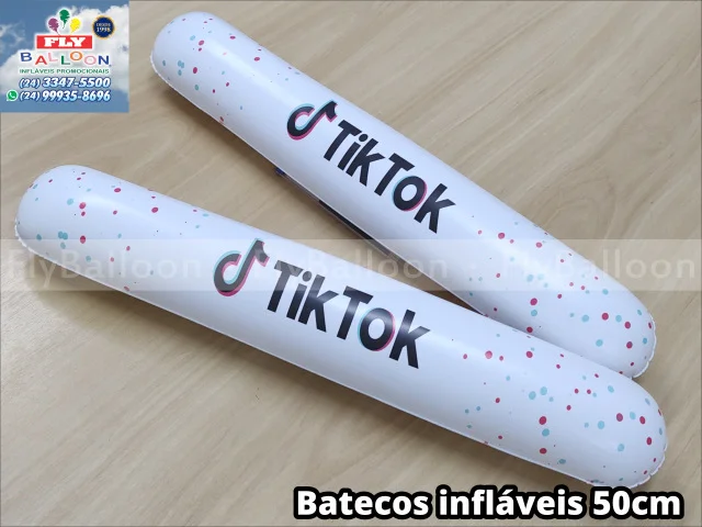 bate bate inflável promocional tik tok